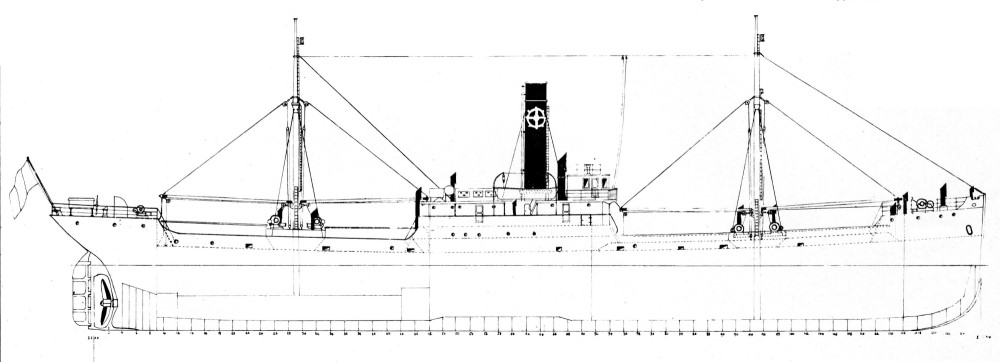 cargo marie louise vue longitudinale